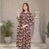 Winter-Cotton Linen Black Floral - Image 6
