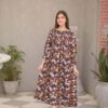 Winter-Cotton Linen Black Floral - Image 2