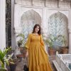 Crinkle Lawn - Yellow Smock Dress
