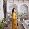 Crinkle Lawn - Yellow Smock Dress - Image 2