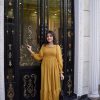 Crinkle Lawn - Yellow Smock Dress - Image 7