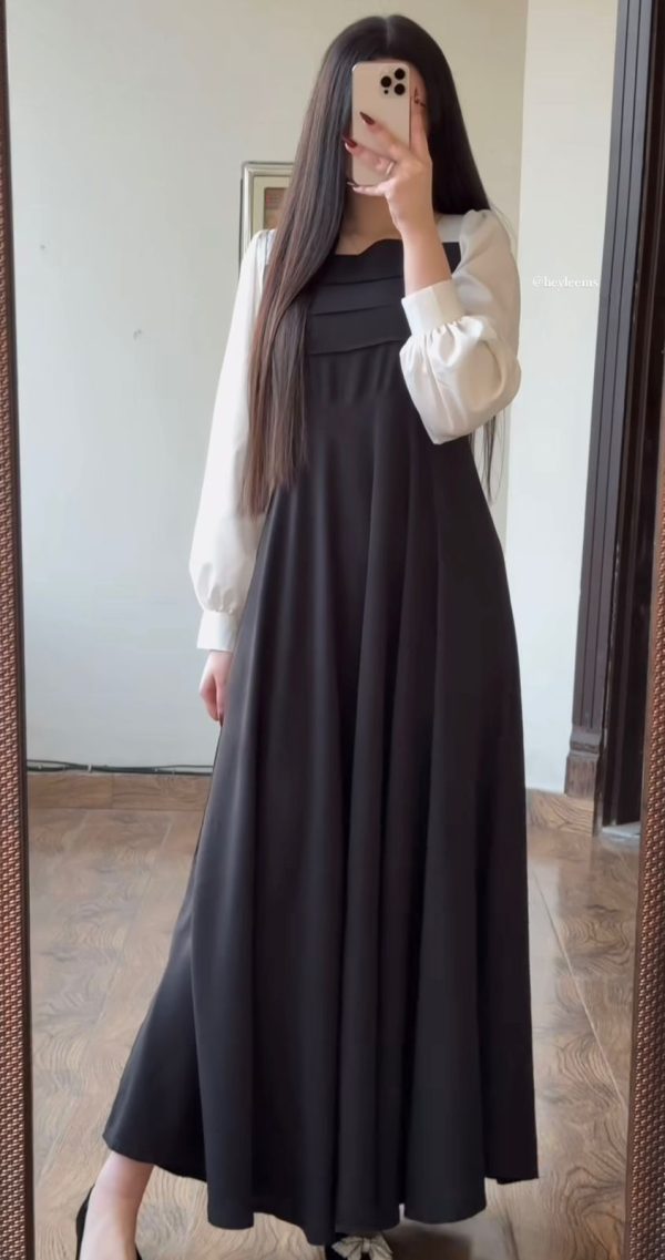 Black And White Love Dress - Image 6