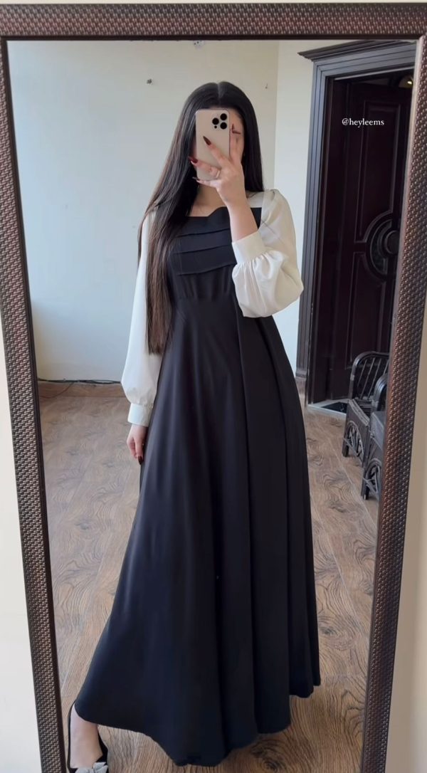 Black And White Love Dress