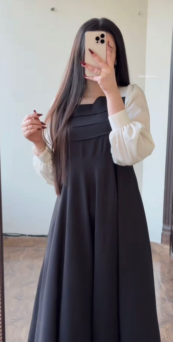 Black And White Love Dress - Image 9