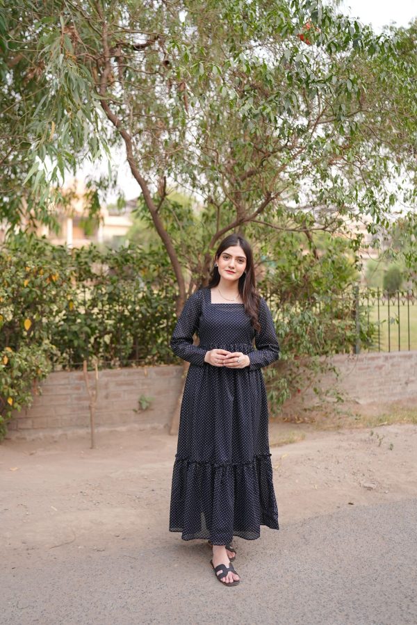 Lawn-Black Polka Dots - Image 10