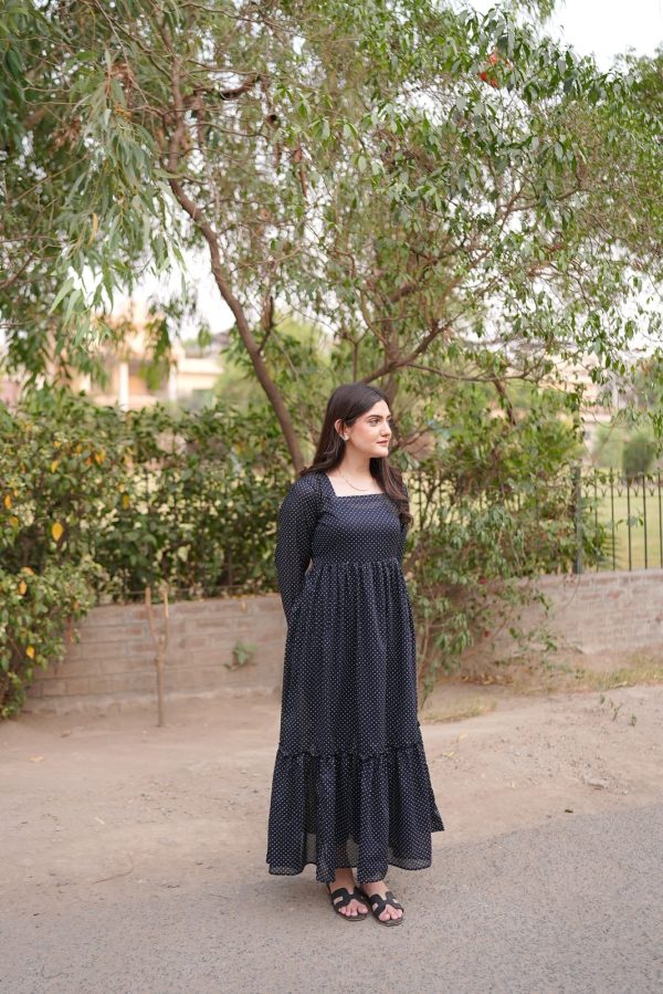 Lawn-Black Polka Dots - Image 6