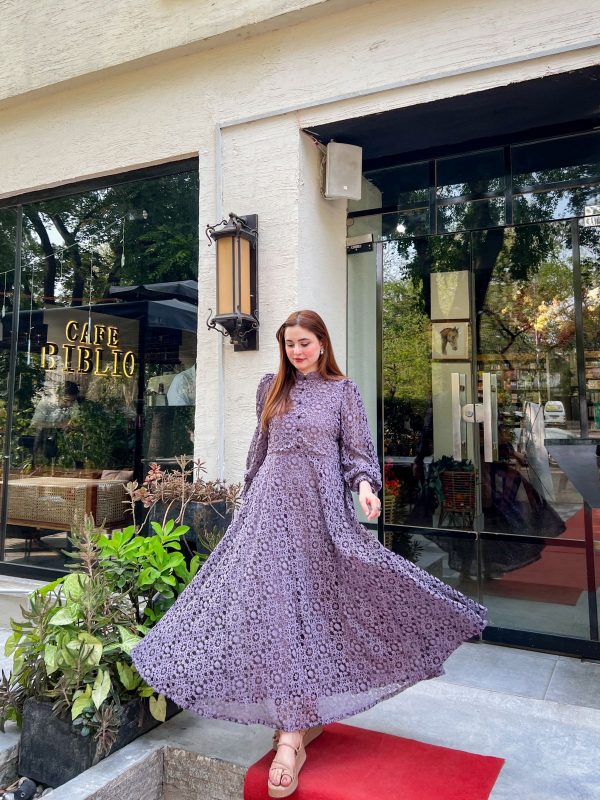 Lavender Dream Net Dress - Image 3