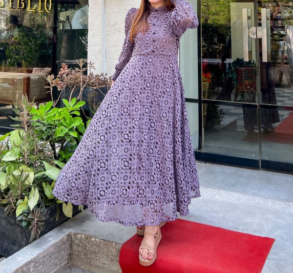 Lavender Dream Net Dress