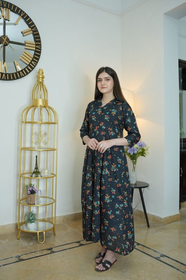 Lawn-Mystic Bloom Dress - Image 7