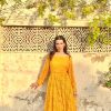 Yellow Mustard-Net Dress - Image 5