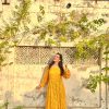 Yellow Mustard-Net Dress - Image 4