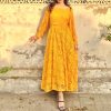 Yellow Mustard-Net Dress