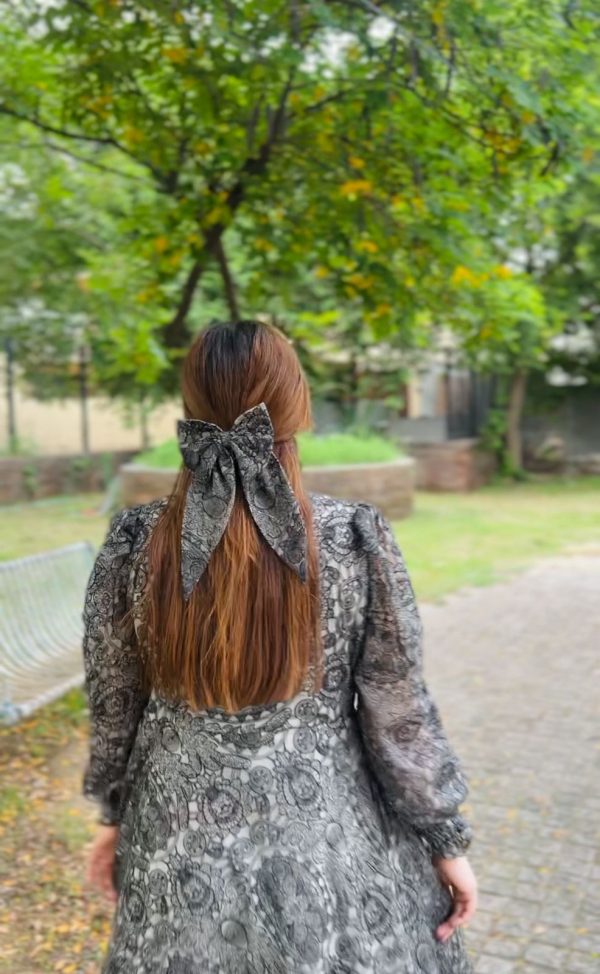 Bistry Black and Grey-Hairbow - Image 3