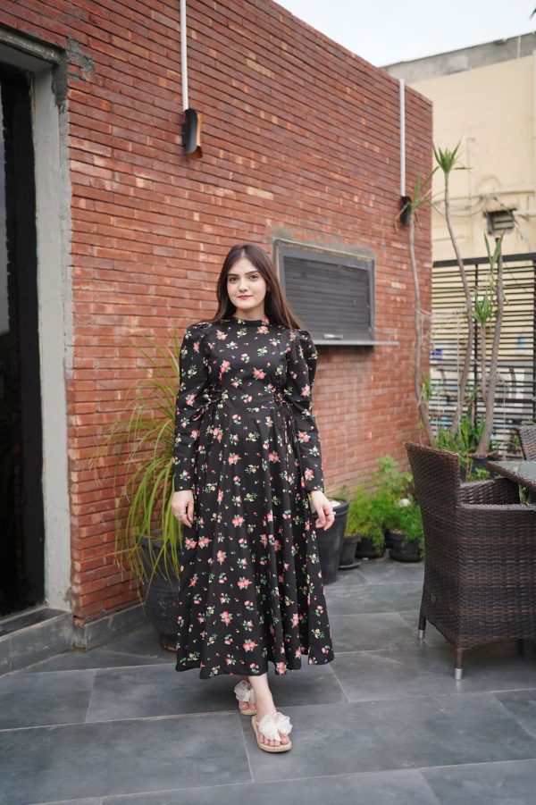 Cotton Eden Black Victoria Dress - Image 5