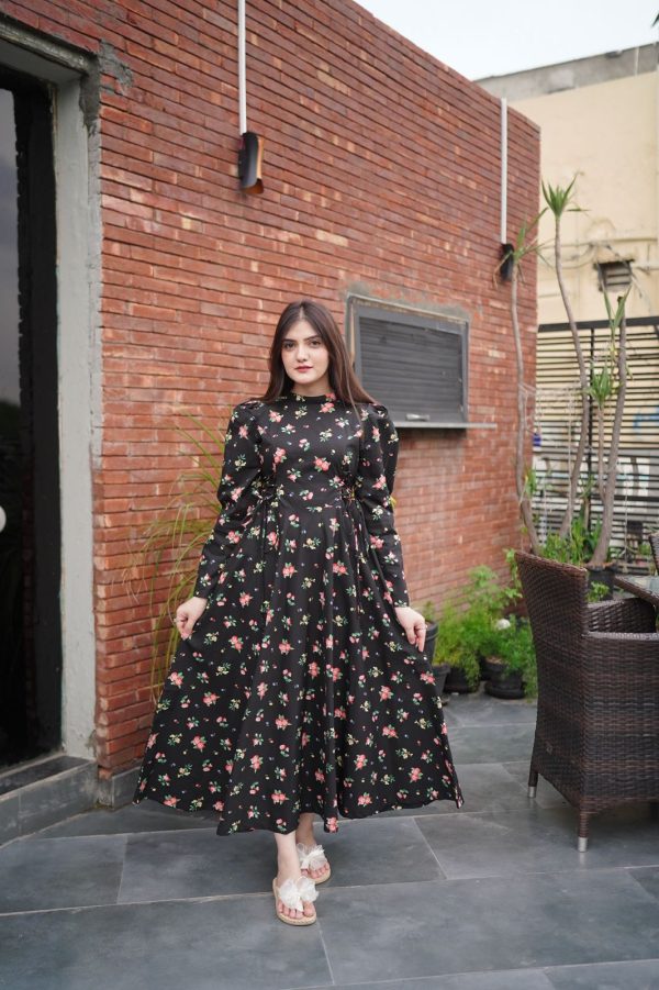 Cotton Eden Black Victoria Dress - Image 11