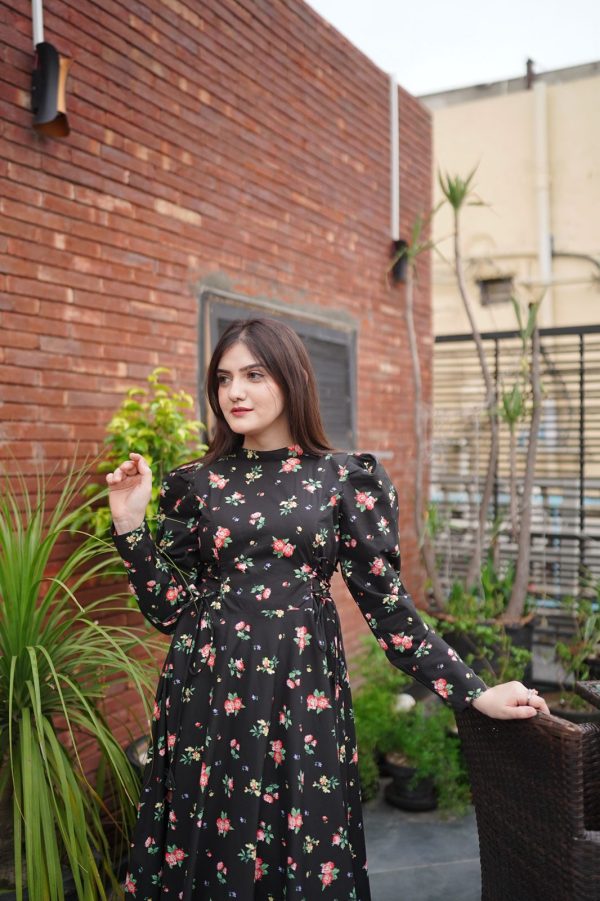 Cotton Eden Black Victoria Dress - Image 4