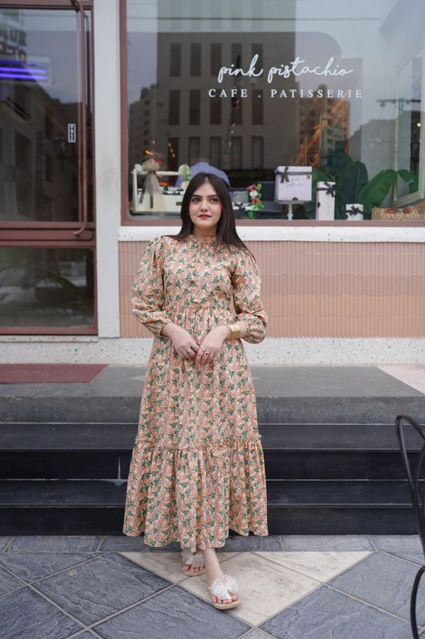 Floral Harmony Long Dress - Image 7