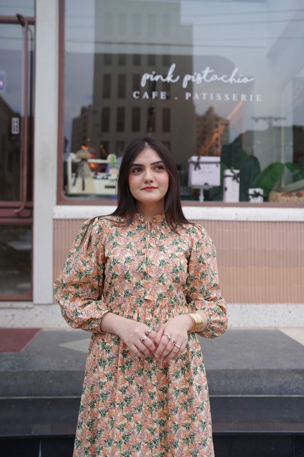 Floral Harmony Long Dress - Image 5