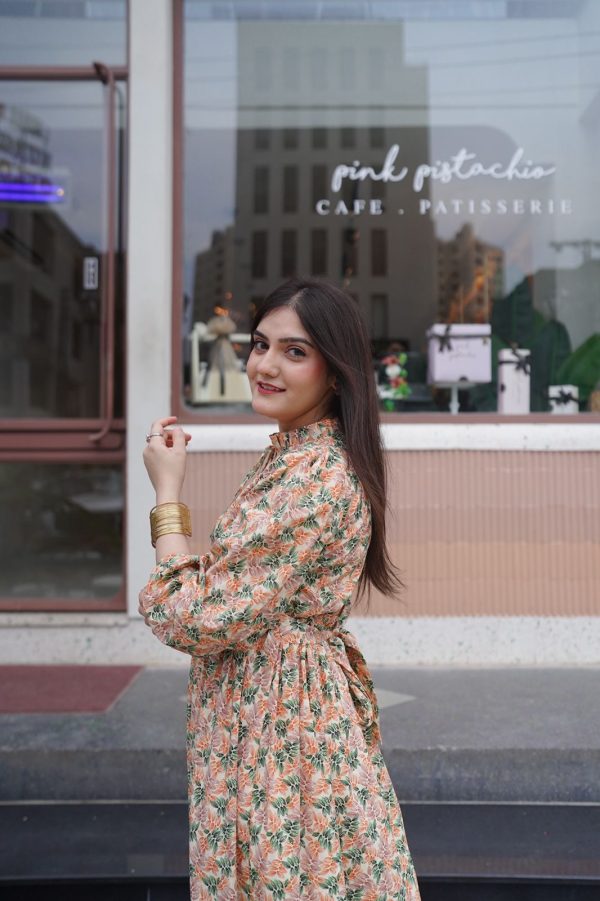 Floral Harmony Long Dress - Image 6