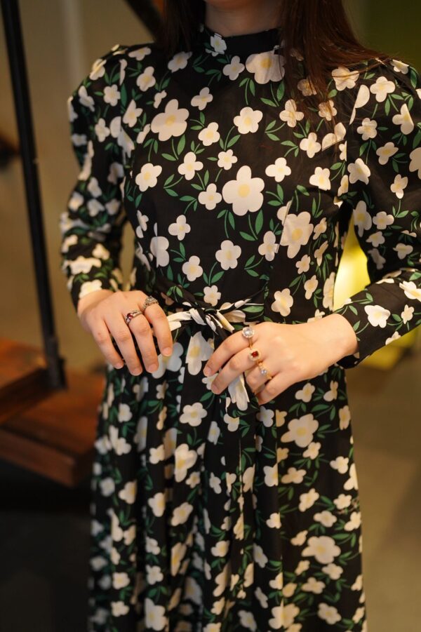 Luna Garden Cotton Dress - Image 8