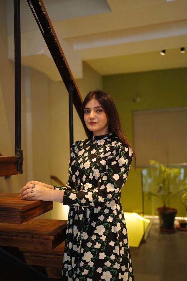 Luna Garden Cotton Dress - Image 7