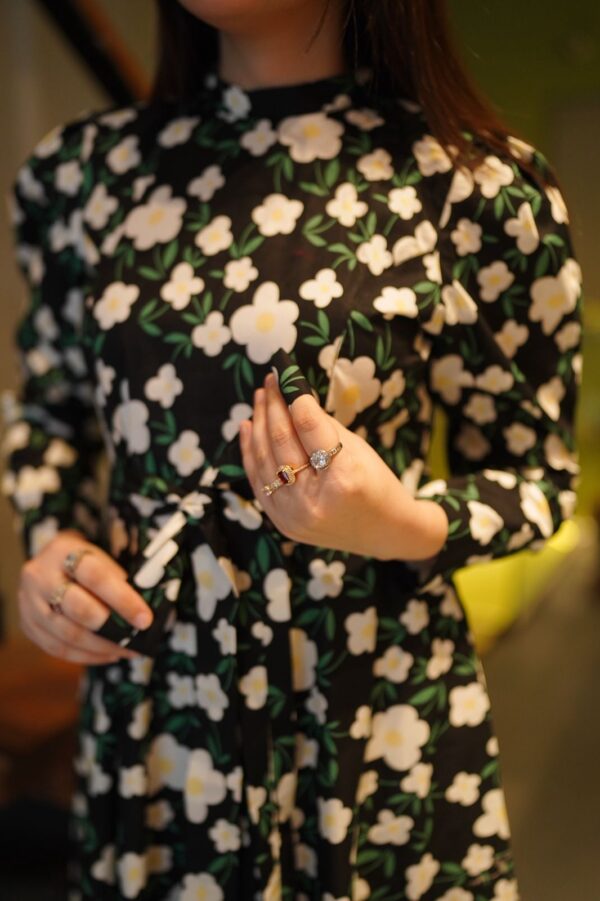 Luna Garden Cotton Dress - Image 6