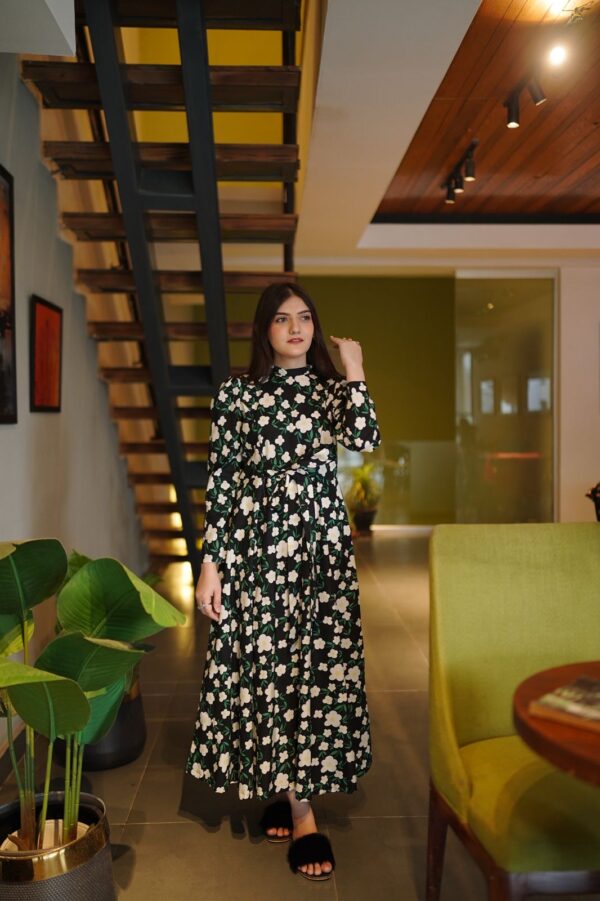 Luna Garden Cotton Dress - Image 3