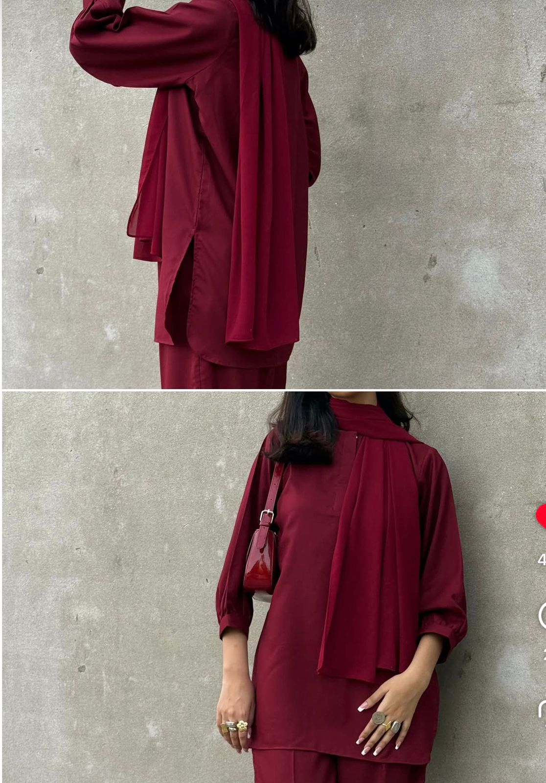 Marina - Maroon Coord set - Image 4