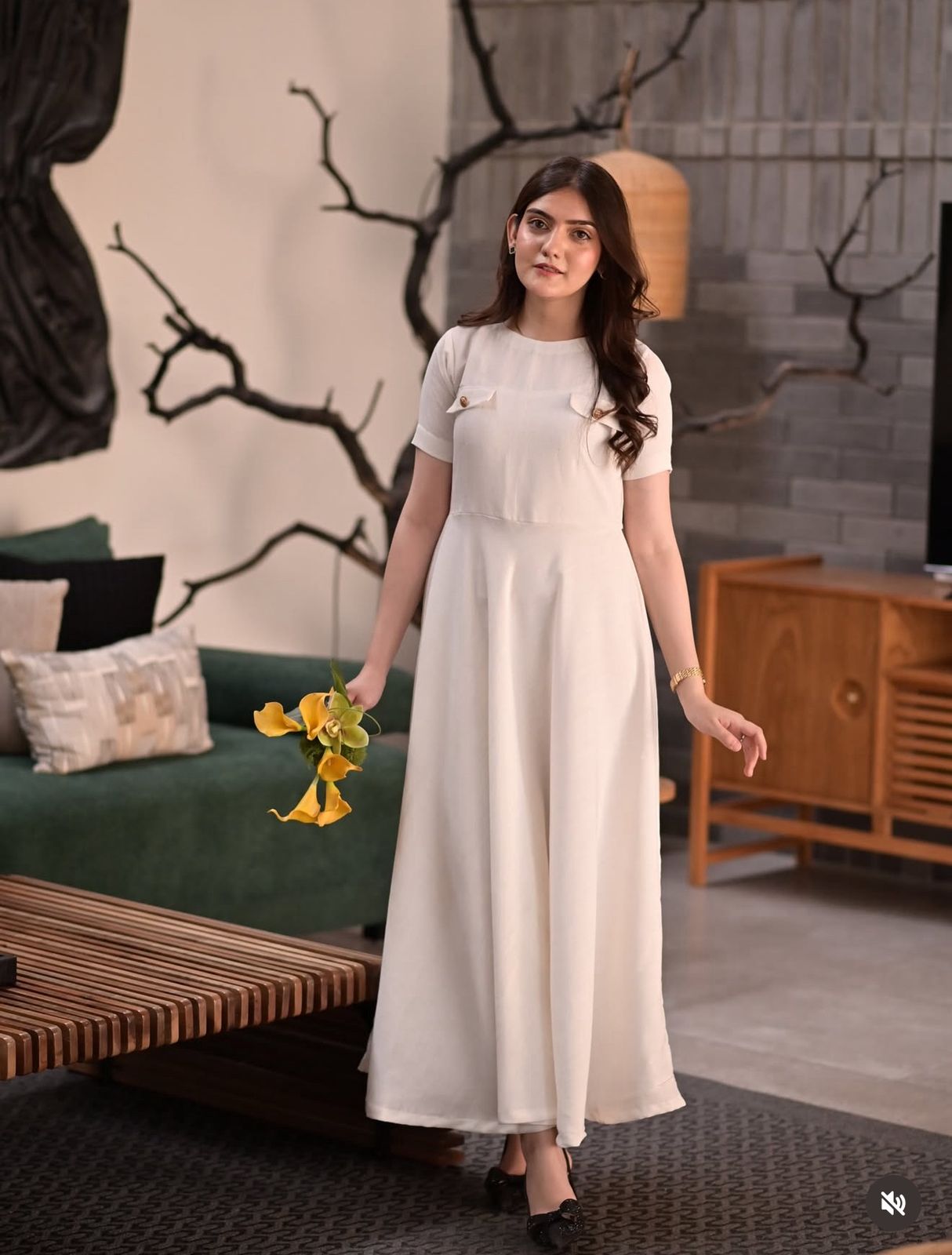 Off-White Serenade Dress