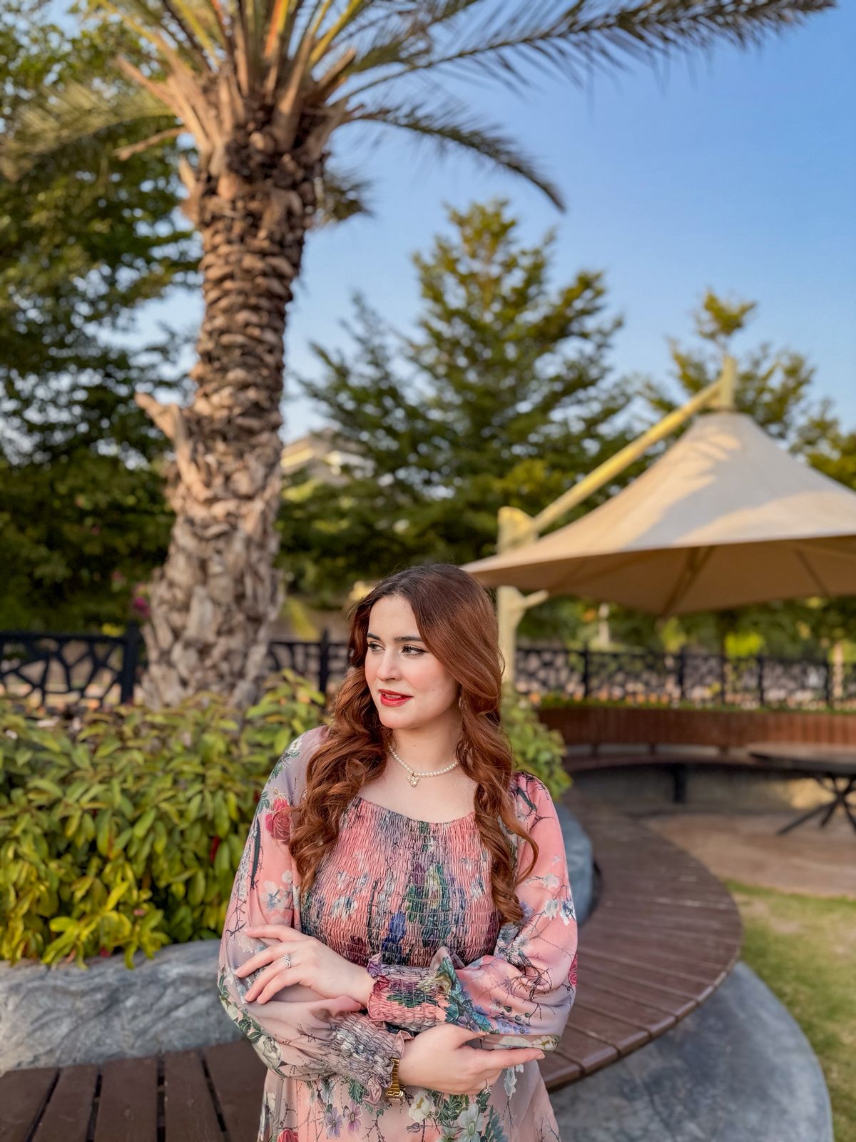 Bloom Haven Silk Dress - Image 5