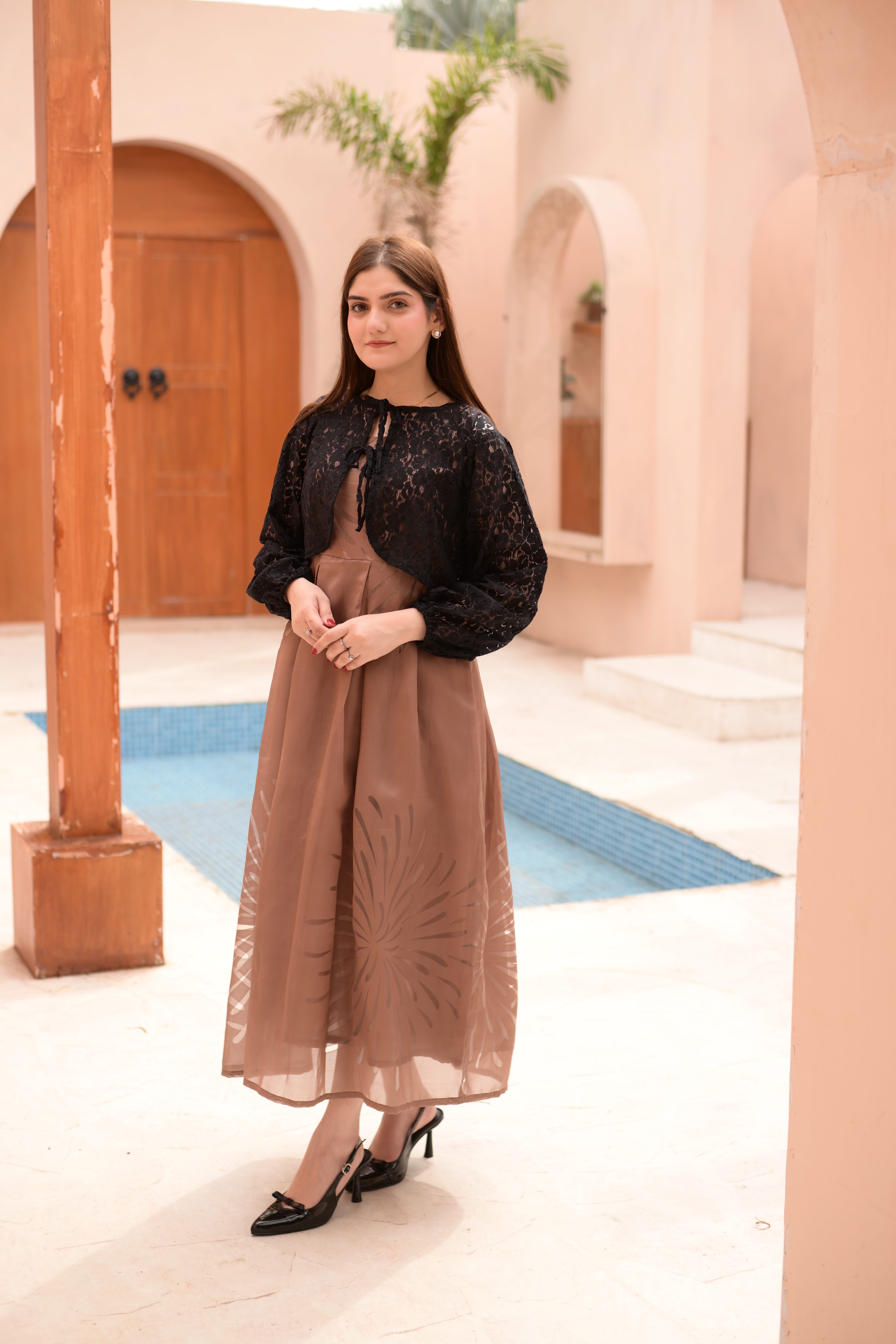 Veloura Noir Dress - Image 3