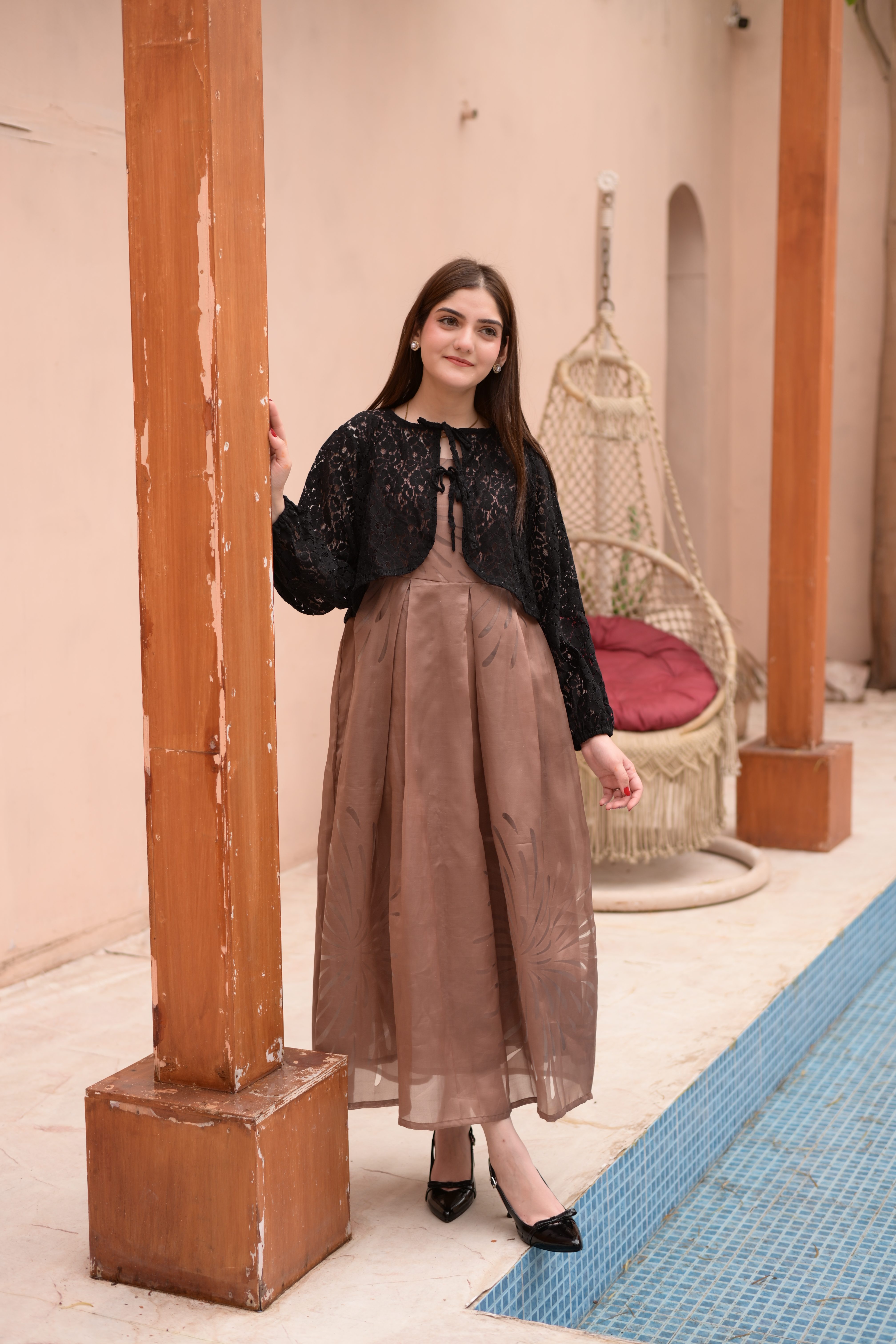 Veloura Noir Dress - Image 6