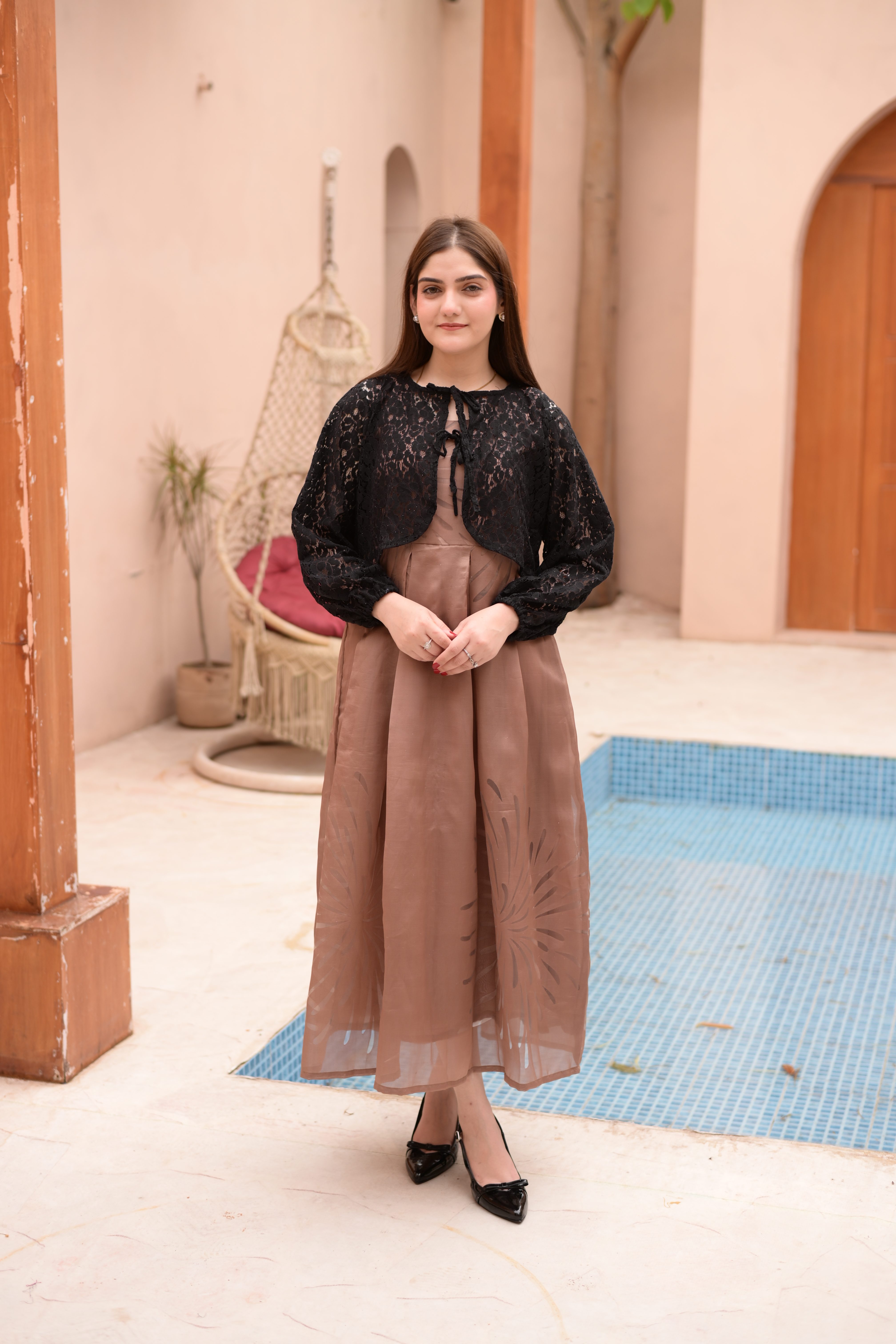 Veloura Noir Dress - Image 4