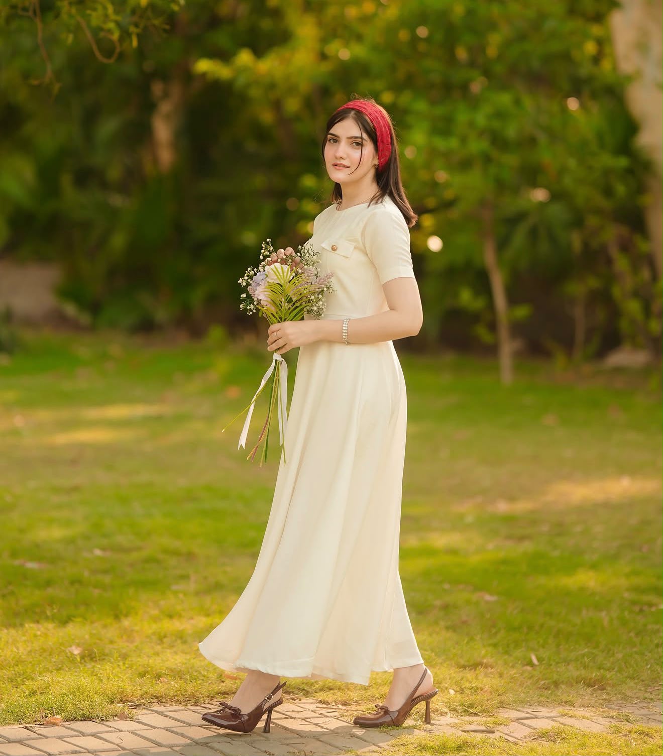 Off-White Serenade Dress - Image 7
