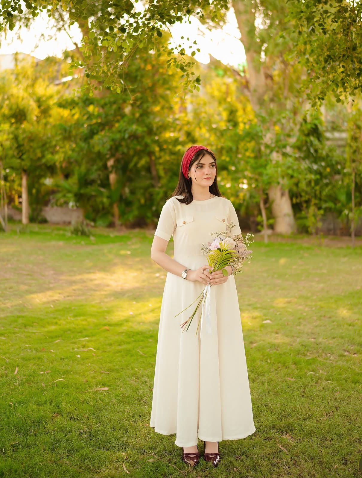 Off-White Serenade Dress