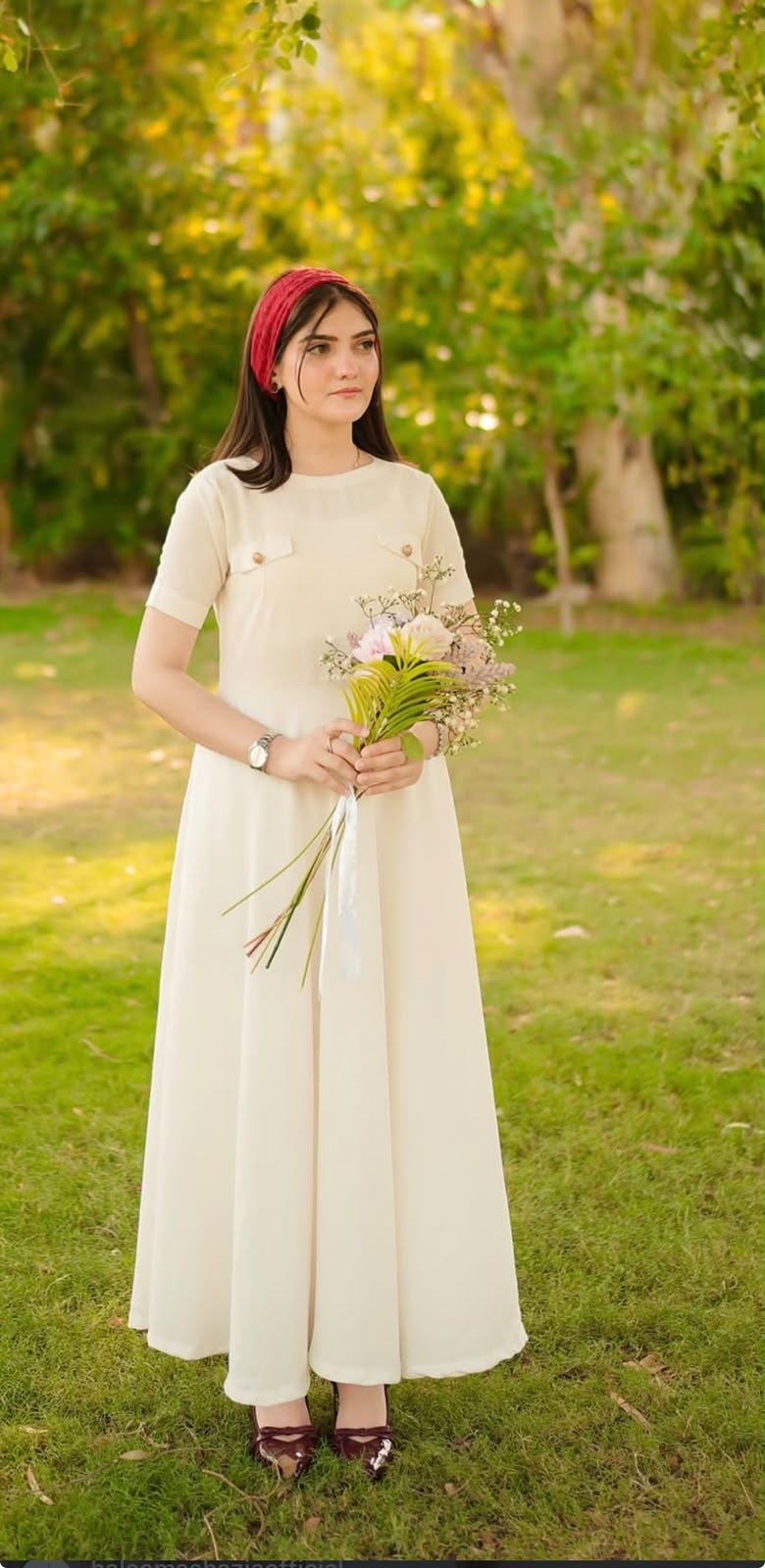 Off-White Serenade Dress - Image 9