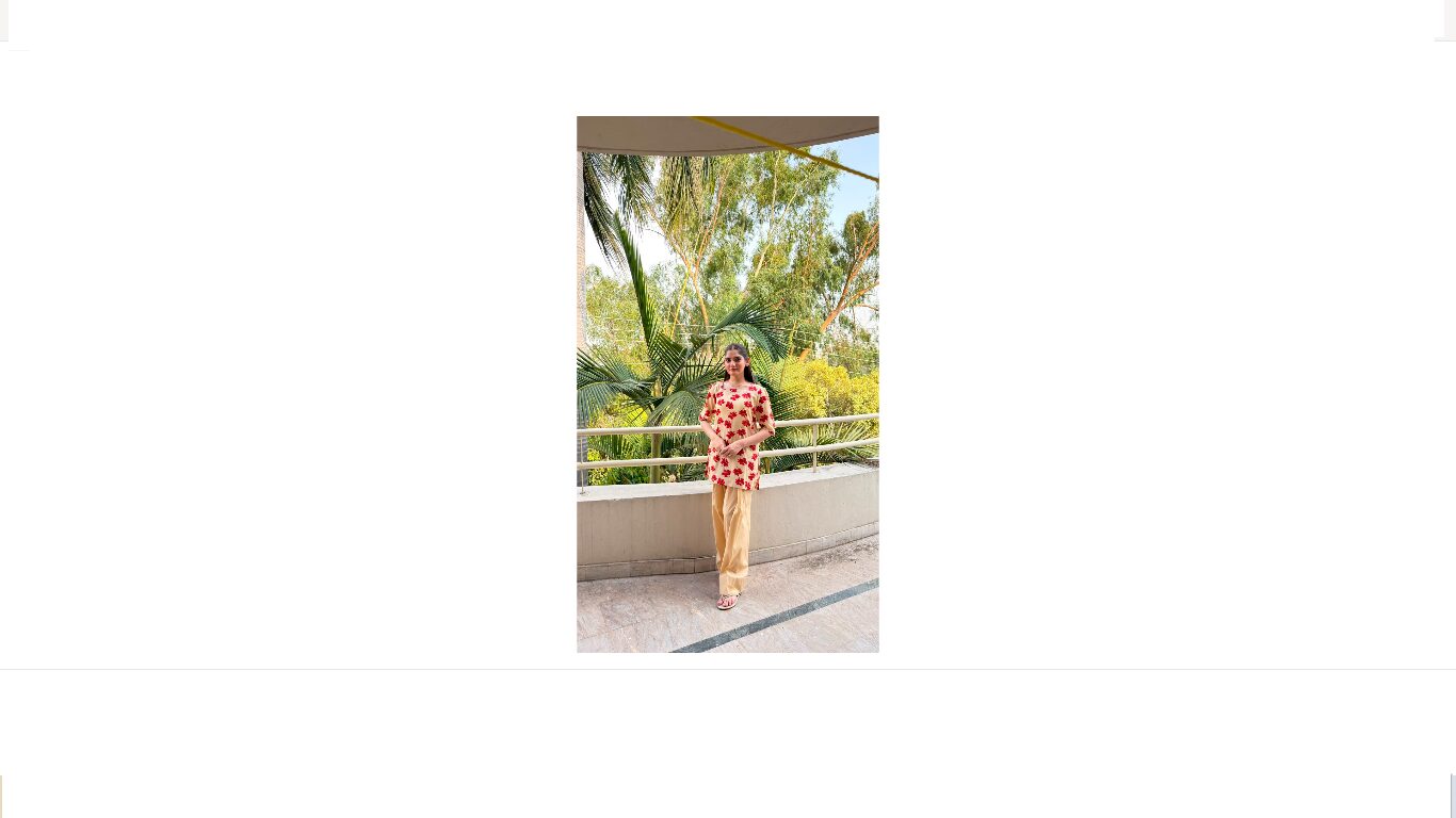 Lawn-Red Floral Farshi (SHALWAR) - Image 4