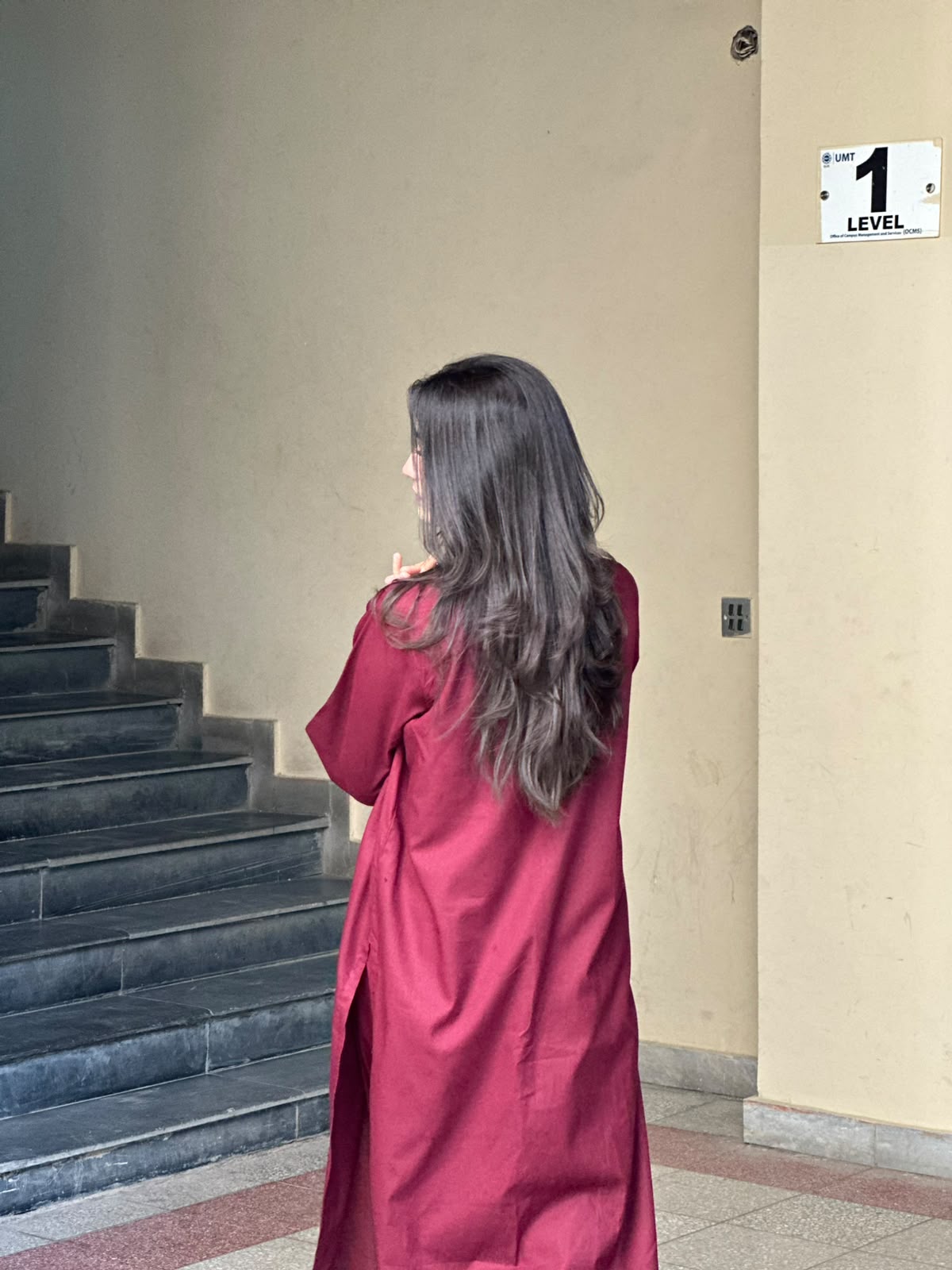 Cotton -Maroon Classic Coord Set. - Image 5