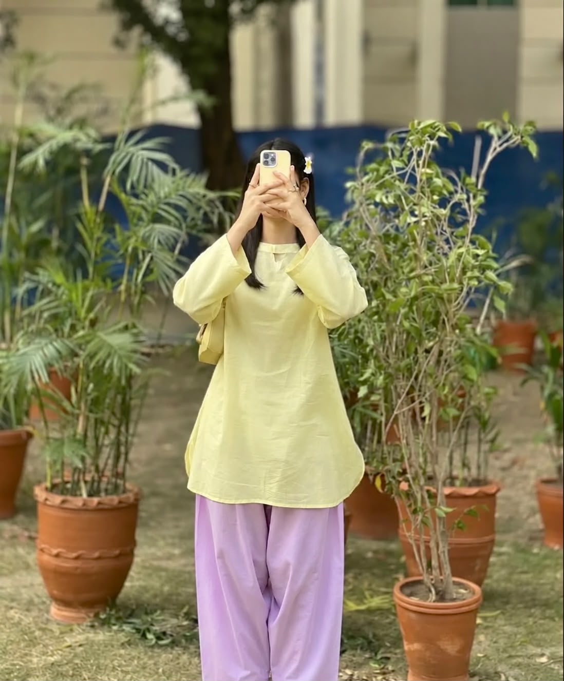 Cotton Lawn - Lilac and Lime Farshi Set - Image 5