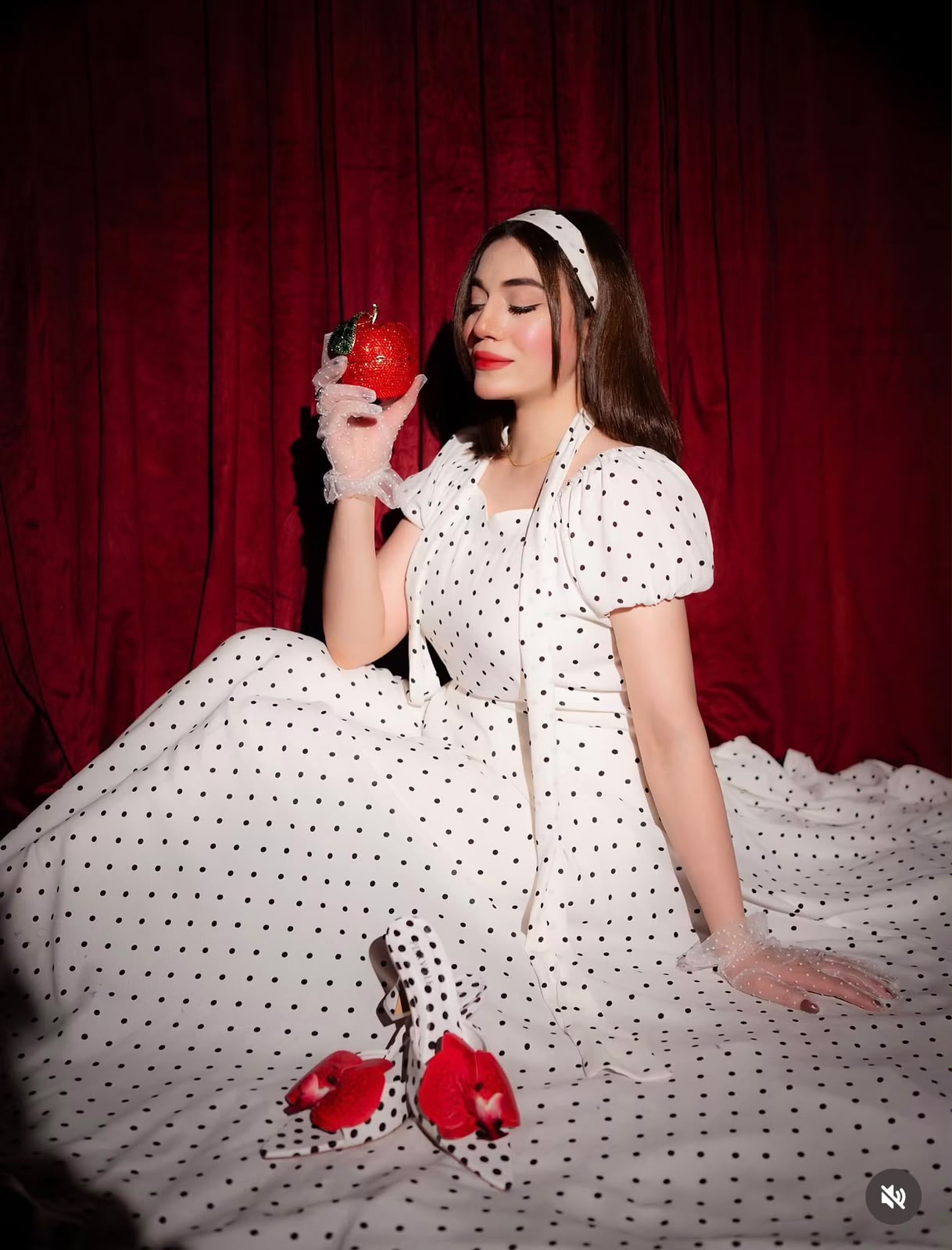Snow White Black & White Polka Dots - Image 4