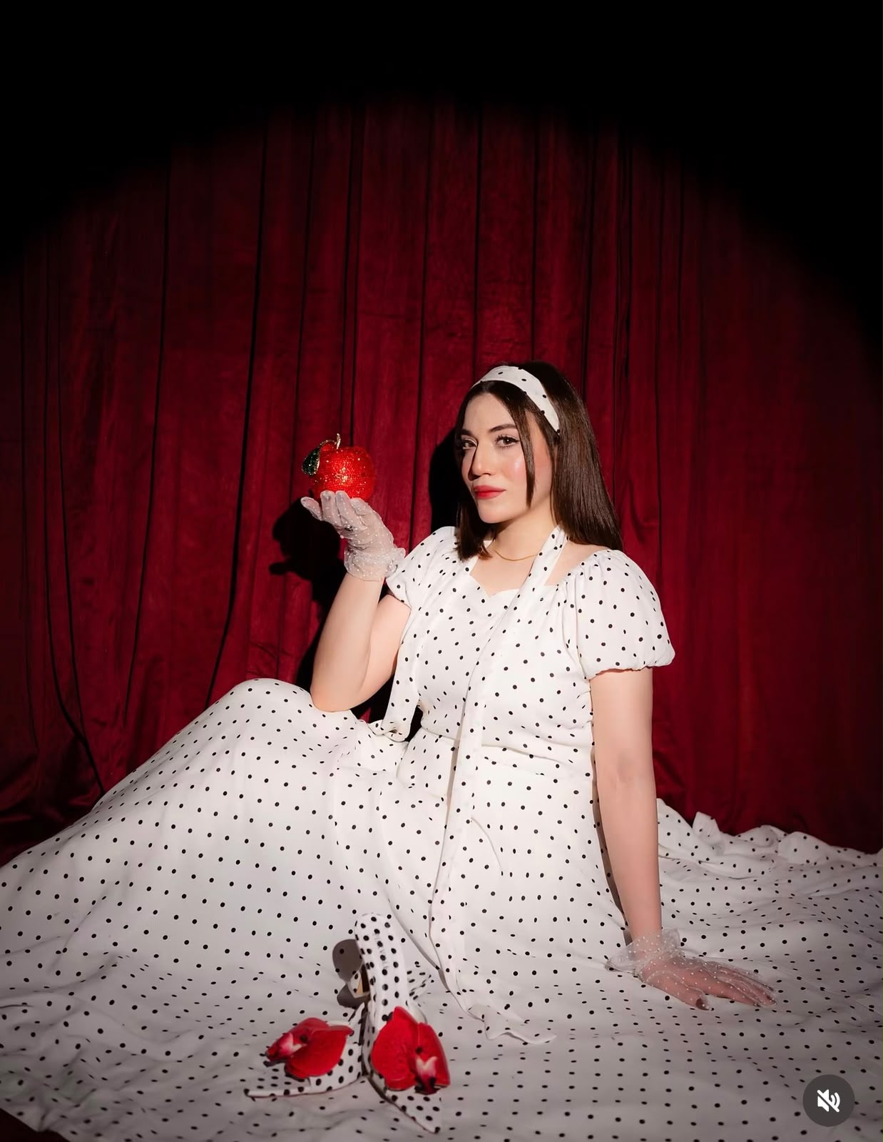 Snow White Black & White Polka Dots - Image 2