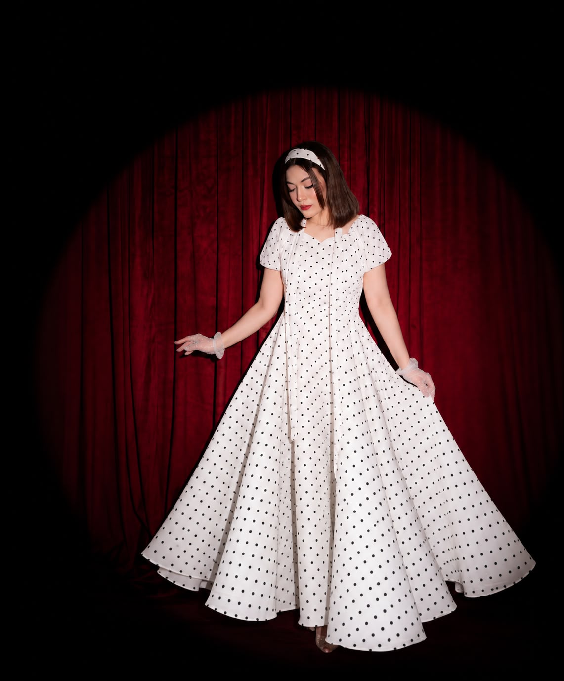 Snow White Black & White Polka Dots - Image 7
